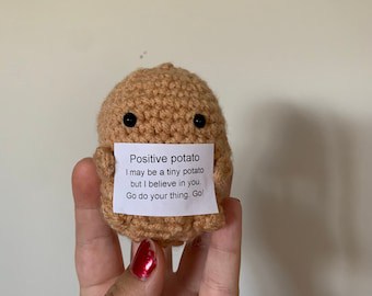 Positive Potato Crochet  Crochet projects, Fun crochet projects