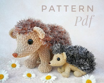 Heath the Hedgehog Crochet and Amigurumi Pattern