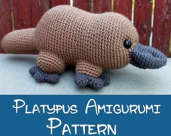 Platypus Amigurumi Crochet Pattern PDF Instant