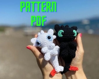 Light Fury Crochet Pattern: Crochet pattern