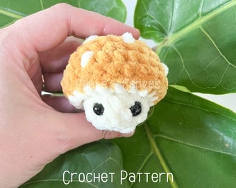 No-Sew Mini Mushroom Amigurumi Crochet Pattern