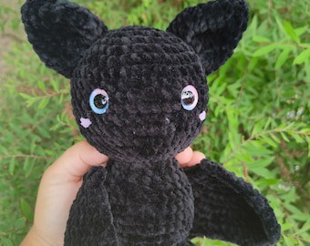 Halloween Bat Crochet Plushie Pattern