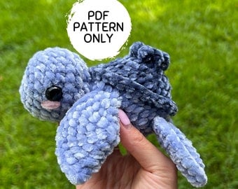 Beginner-Friendly Blueberry Turtle Crochet Pattern