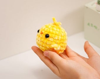 Mini Chicken No-Sew Crochet Pattern