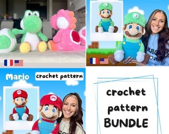 Super Mario Crochet Patterns Bundle: Amigurumi