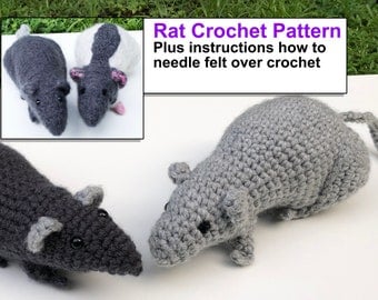 Realistic Crochet Rat Pattern Inspiration