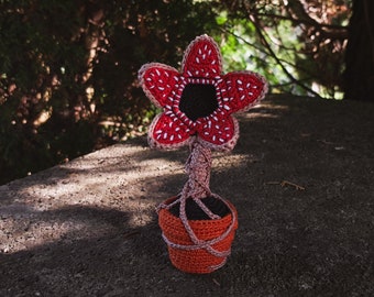 Creepy Crochet Monster Flower Pot Pattern