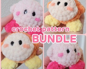 Bundle Deal: Kirby & Waddle Dee Crochet Patterns