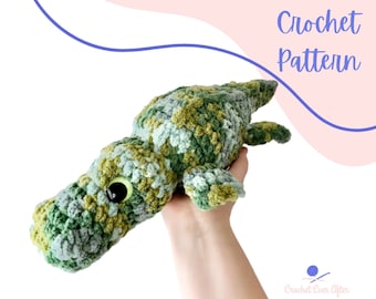 Ally the Alligator: Crochet Alligator Pattern PDF