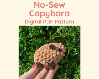Crochet Your Own Baby Capybara: No-Sew Pattern