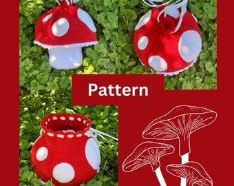 Cottagecore Crochet Mushroom Bag & Tote Pattern