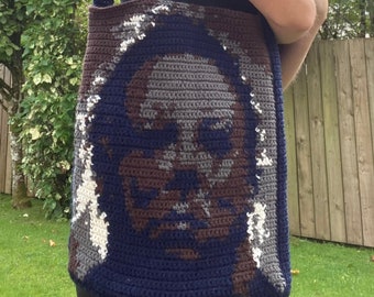 Michael Myers Halloween Crochet Tote Pattern