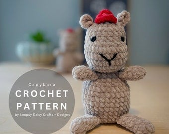Crochet Your Own Capybara Plush Pattern