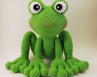 Amigurumi Frog Crochet Pattern PDF