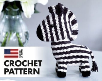 Raya Zebra & Ronja Horse Crochet Pattern