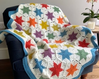 Chic Super Stars Crochet Blanket Pattern