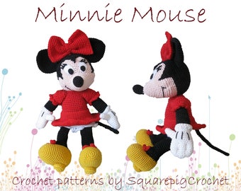 14-Inch Tall Minnie Mouse Crochet Pattern