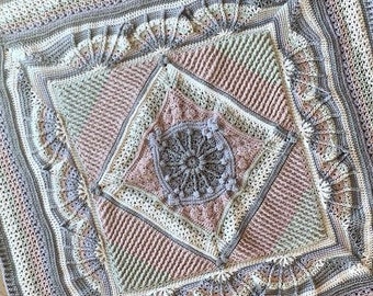 Crochet Your Own Mandala Blanket Pattern
