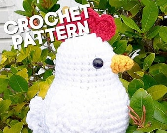 Chicken Amigurumi Plush Toy Crochet Pattern