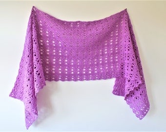 Ariana Crochet Shawl: Lacy Wrap Pattern