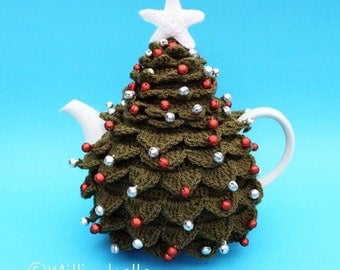 Christmas Tree Tea Cosy Crochet Pattern