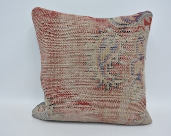 Turkish Kilim Body Pillow with Crochet Pattern