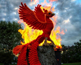Phoenix Firebird Amigurumi Pattern by Crafty Intentions