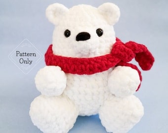 Polar Bear Amigurumi Crochet Pattern PDF