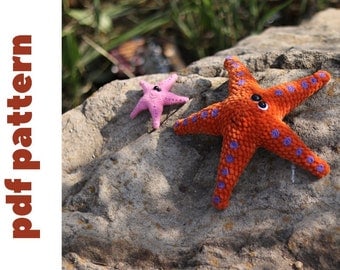 Funny Crochet Starfish Plush Toy Pattern Tutorial