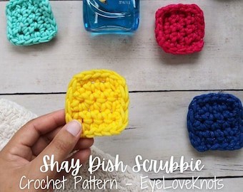 Shay's Easy Single-Crochet Kitchen Scrubbie Pattern