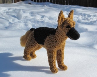 German Shepherd Crochet Pattern - PDF - ENGLISH