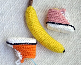 Crochet Banana PDF Pattern for Scale