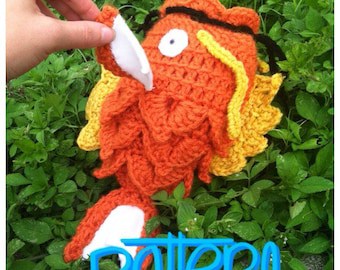 Magikarp Fish Crochet Pouch Pattern