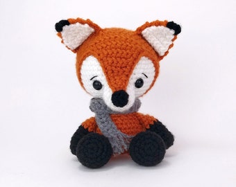 Frankie the Fox: Amigurumi Crochet Pattern PDF