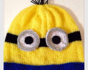 Adorable Knitting Pattern for Minion Hat
