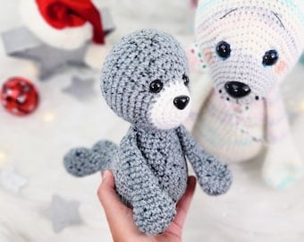 Amigurumi Seal Crochet Pattern with Tutorial