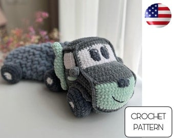Crochet Truck Pajama Case Toy Pattern
