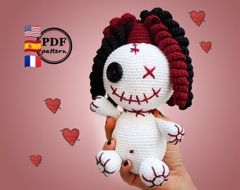 Baboo Voodoo Doll Crochet Amigurumi Pattern PDF