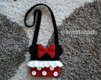 Minnie Mouse Crochet Bag and Bow Pattern