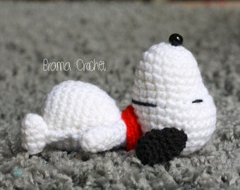 Handmade Crochet Snoopy Amigurumis Plush Toy