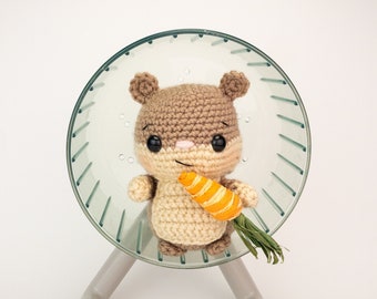 Humphrey the Hamster Amigurumi Crochet Pattern PDF