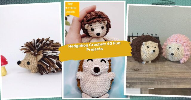 40 Hedgehog Crochet Patterns: Fun & Easy Projects for All Levels