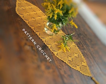 Crochet Pattern: Lace Doily & Table Runner
