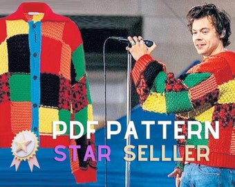 Harry Styles JW Anderson Crochet Cardigan Pattern