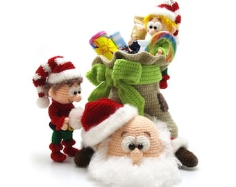 Santa Claus Amigurumi Crochet Pattern in English/German