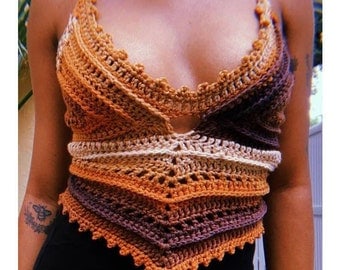 Callisto Crop Top Women's Crochet Pattern
