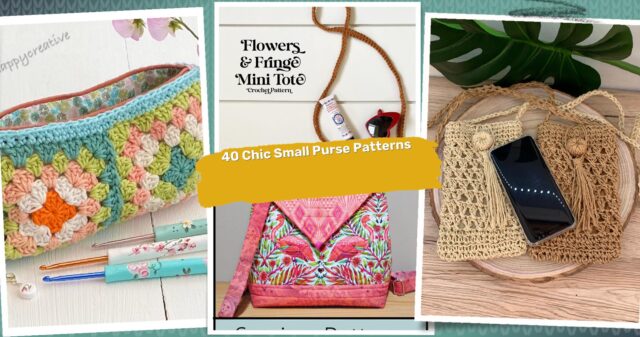 40 Small Purse Crochet Patterns: Chic & Portable Designs for Every Crocheter