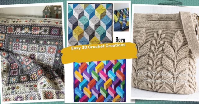 36 3D Crochet Patterns: Create Stunning Designs with Ease and Fun