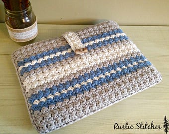 Crochet Pattern for Stylish Laptop Case