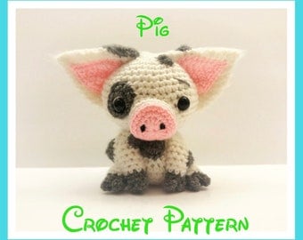 Pig Crochet Pattern - Exclusively for Crafters